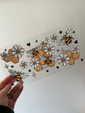 Bees with honeycomb