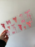 Pink bows