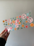 Peace and flowers
